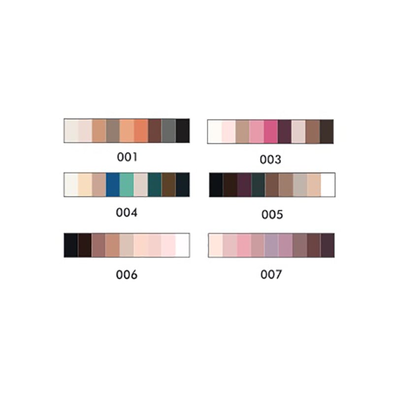 پالت سایه چشم نه رنگ پوپا Pupart Palette 001